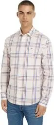 Produktbild: Tommy Jeans Herren Hemd Freizeithemd, Mehrfarbig (Ancient White Check), S