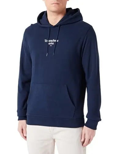 Produktbild: Tommy Jeans Herren Hoodie mit Kapuze, Blau (Dark Night Navy), XXL
