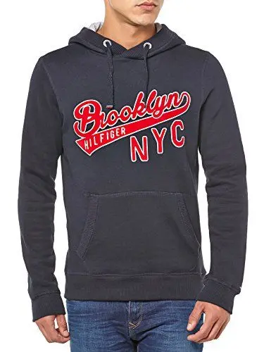 Produktbild: Tommy Jeans Herren Huntsville Langarm Casual Kapuzenpullover Blau (SKY CAPTAIN-PT 079) XX-Large (Herstellergröße: XXL)