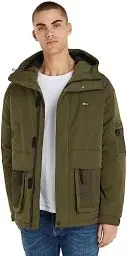 Produktbild: Tommy Jeans Herren Jacke Tech Übergangsjacke, Grün (Drab Olive Green), M