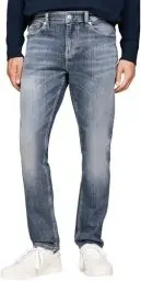 Produktbild: Tommy Jeans Herren Jeans Hose Austin Slim Fit Tapered Fit, Blau (Denim Dark), 38W/36L