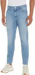 Produktbild: Tommy Jeans Herren Jeans Hose Dad Fit Tapered Fit, Blau (Denim Light), 34W/34L