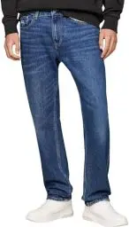 Produktbild: Tommy Jeans Herren Jeans Hose Ryan Regular Straight Fit, Blau (Denim Dark), 38W/30L