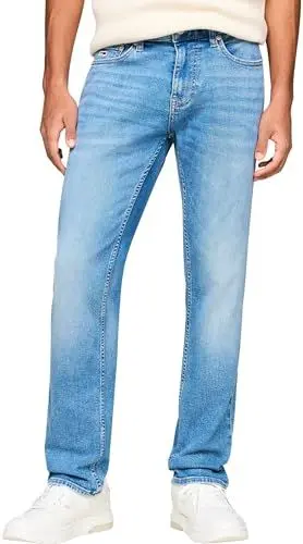 Produktbild: Tommy Jeans Herren Jeans Hose Scanton Slim Fit, Blau (Denim Medium), 31W/34L