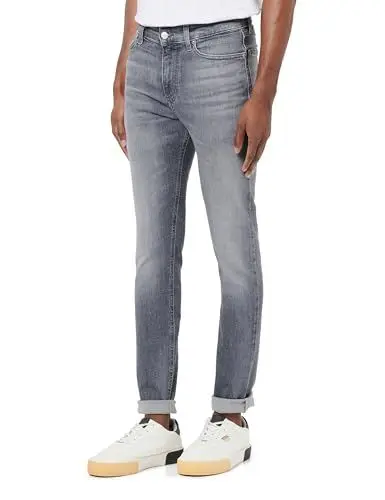 Produktbild: Tommy Jeans Herren Jeans Hose Simon Skinny Fit, Schwarz (Denim Black), 29W/32L