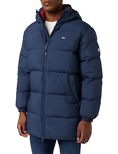 Produktbild: Tommy Jeans Herren Parka Essential Down Winter, Blau (Twilight Navy), S
