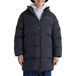 Produktbild: Tommy Jeans Herren Parka Essential Down Winter, Schwarz (Black), M