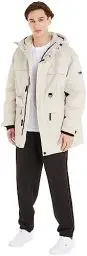 Produktbild: Tommy Jeans Herren Parka Tech Winter, Elfenbein (Newsprint), S