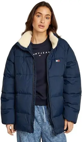 Produktbild: Tommy Jeans Herren Pufferjacke Warm, Blau (Dark Night Navy), S
