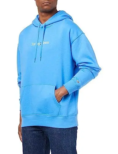 Produktbild: Tommy Jeans Herren TJM REG LINEAR DM0DM15013 Hoodies, Blau, S
