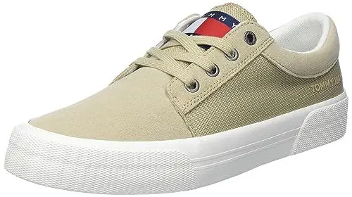 Produktbild: Tommy Jeans Herren Vulcanized Sneaker Skate Derby Schuhe, Beige (Sandalwood), 40