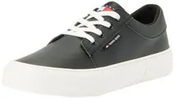 Produktbild: Tommy Jeans Herren Vulcanized Sneaker Skater Derby Schuhe, Schwarz (Black), 41