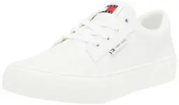 Produktbild: Tommy Jeans Herren Vulcanized Sneaker Skater Derby Schuhe, Weiß (Ecru), 44