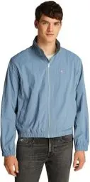Produktbild: Tommy Jeans Herren Windbreaker Jacke Essential Stehkragen, Blau (Colorado Blue), XL