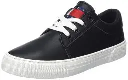 Produktbild: Tommy Jeans Tjw Lace Up Aspen Derby Bioveg Vulkanisierte Sneaker, Damen, Schwarz (Black), 38 Eu