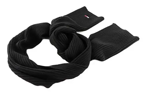 Produktbild: Tommy Jeans UNICA Herren Schal Core Flag Schwarz, Schwarz, Einheitsgröße