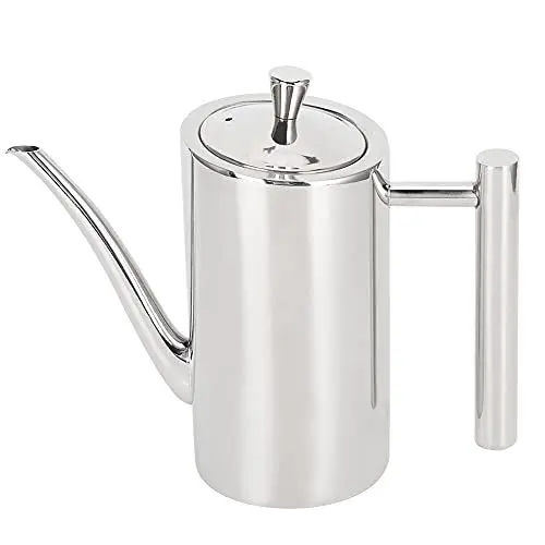 Produktbild: Tomotato Olivenölspender, 500ml/700ml Edelstahl Öltopf Essigausgießer Aufbewahrungsbehälter für Zuhause Küche Kochwerkzeug (0.5L)