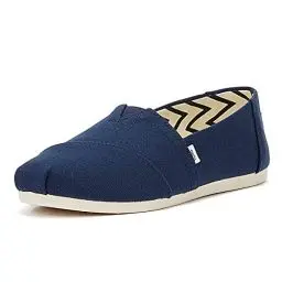 Produktbild: TOMS Alpargata Cotton Canvas Womens Navy Espadrilles-UK 7 / EU 40