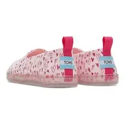 Produktbild: TOMS Alpargata Flacher Slipper, Pastellrosa Folienherzen, 35.5 EU