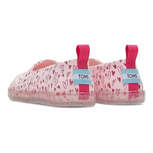 Produktbild: TOMS Alpargata Flacher Slipper, Pastellrosa Folienherzen, 35.5 EU