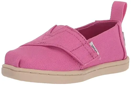 Produktbild: TOMS Jungen Mädchen Tiny Alpargata Flacher Slipper, Rosa, 23.5 EU