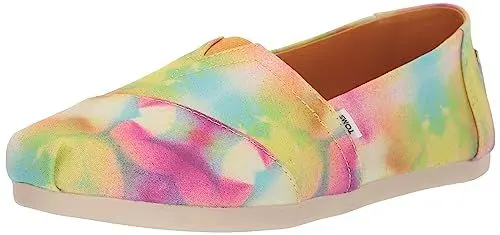 Produktbild: TOMS Damen Alpargata Cloudbound Flacher Slipper, Mango Multi Botanical Sunprint, 39 EU