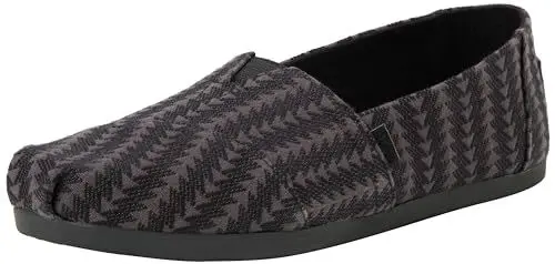 Produktbild: TOMS Damen Alpargata Cloudbound Flacher Slipper, Schwarzes Dreieck, 37 EU