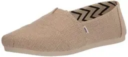Produktbild: TOMS Damen Alpargata Heritage Canvas Flacher Slipper, Natürlich Ungefärbt, 38.5 EU