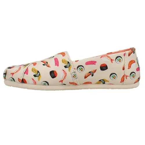 Produktbild: TOMS Damen Alpargata Print Flache Slipper, Sushi Natur, 36