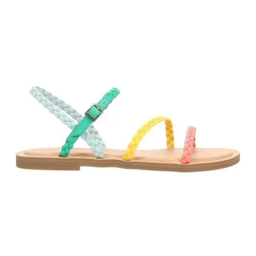 Produktbild: TOMS Damen Kira Flache Sandale, Multi Synthetic Braid, 36 EU