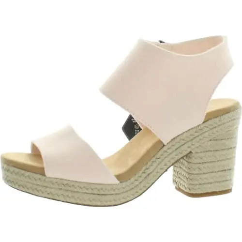 Produktbild: TOMS Damen Majorca Platform Sandale mit Absatz, Dusty Peach, 42.5 EU