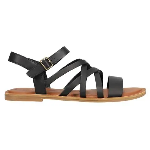Produktbild: TOMS Damen Sephina Flache Sandale, Black, 37.5 EU