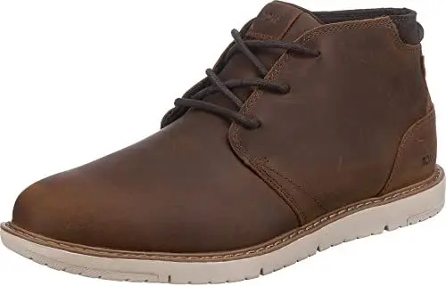 Produktbild: TOMS Herren Men Navi Boot_Water Resistant Bootsschuh, Topasbraunes, wasserabweisendes Leder, 42 EU