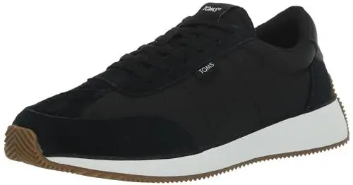 Produktbild: TOMS Herren Wyndon Sneaker, Schwarzes Nylon Wildleder, 45 EU