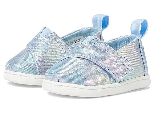 Produktbild: TOMS Jungen Mädchen Classic Alpargata Flacher Slipper, Mehrfach schillerndes Segeltuch, 27 EU