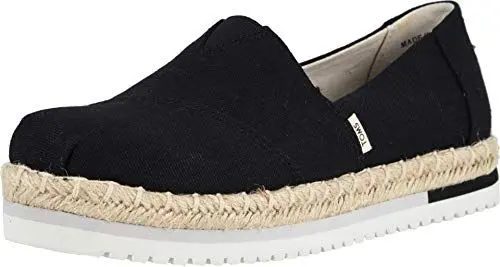 Produktbild: TOMS Mädchen Women Alpargata Espadrilles, Schwarz (Black 000), 35.5 EU