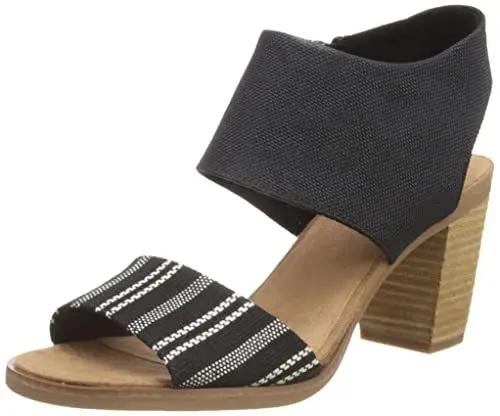 Produktbild: TOMS Majorca Cutout, Sandale Talon Femme, Noir, 35.5 EU