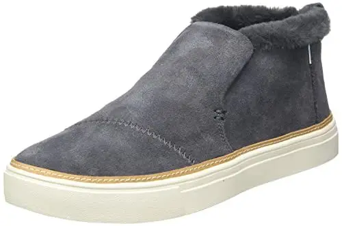 Produktbild: TOMS Womens Grey Suede Paxton Shoes-UK 4
