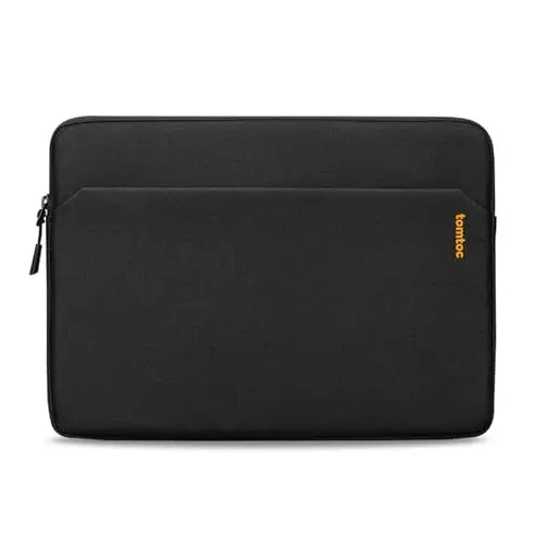 Produktbild: tomtoc Slim Tablet Tasche Hülle für 11 Zoll iPad Pro M4 OLED 2024, 11 Zoll iPad Air M2 2024, 11 Zoll iPad Pro M2&M1, iPad Air 5 2022, iPad 10/9, Sleeve mit Zubehörfach, Passt für Smart/Magic Keyboard