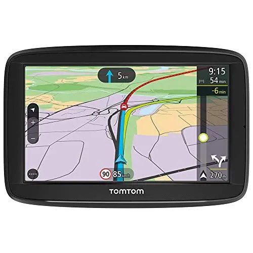 Produktbild: TomTom Via 52 Europe Traffic Navigationsgerät (13 cm (5 Zoll), Sprachsteuerung, Bluetooth Freisprechen, Fahrspurassistent, 3 Monate Radarkameras (auf Wunsch), Karten von 49 Ländern Europas)