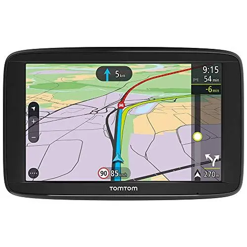 Produktbild: TomTom Via 62 Europe Traffic Navigationsgerät (15 cm (6 Zoll), Sprachsteuerung, Bluetooth Freisprechen, Fahrspurassistent, 3 Monate Radarkameras (auf Wunsch), Karten von 49 Ländern Europas)