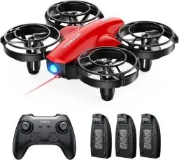 Produktbild: Tomzon mini Drohne für Kinder Anfänger RC Quadrocopter mit 24min Lange Flugzeit, Kampfdrohne mit 360° Propellerschutz, Flugzeug ferngesteuert Spielzeug Drohne Werfen Go/3D Flip/Kreisflug, Nano Drone