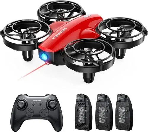 Produktbild: Tomzon mini Drohne für Kinder Anfänger RC Quadrocopter mit 24min Lange Flugzeit, Kampfdrohne mit 360° Propellerschutz, Flugzeug ferngesteuert Spielzeug Drohne Werfen Go/3D Flip/Kreisflug, Nano Drone