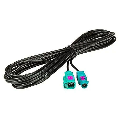 Produktbild: tomzz Audio 1600-011 Fakra Antennen-Verlängerung 5m 500cm Fakra (M) Stecker auf Fakra (F) Buchse Kabel RG174 Typ Z codiert