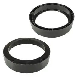 Produktbild: tomzz Audio 2857-019 Lautsprecherringe Adapter Halterungen kompatibel mit VW Caddy Golf V Multivan T5 Fronttür für 200mm DIN Lautsprecher