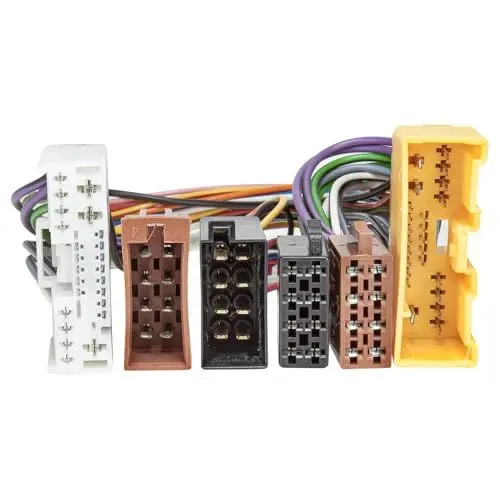 Produktbild: tomzz Audio 7333-000 T-Kabel ISO kompatibel mit Mazda 323 Premacy 626 MX5 CX7 RX8 Demio CX9 MPV Ford Ranger zur Einspeisung von Freisprecheinrichtung ISO Verstärker für THB Parrot usw.