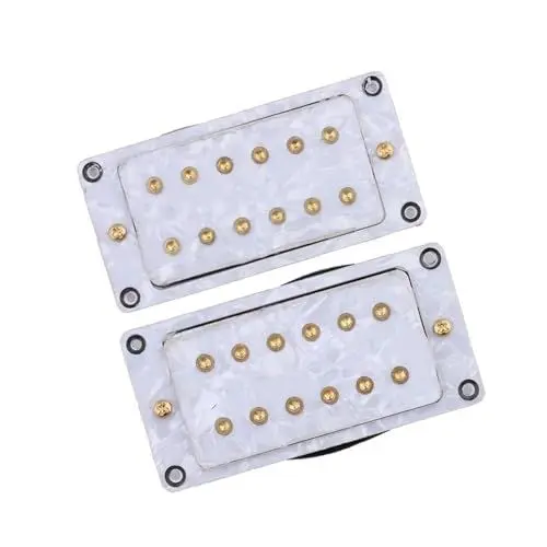 Produktbild: Tonabnehmer für E-Gitarre 2-teilige Weiße Humbucker-Tonabnehmer-Schraubenschlüssel-Schraube Für E-Gitarre