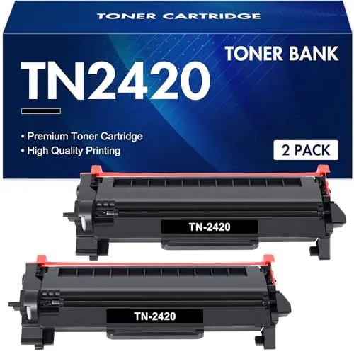Produktbild: Toner Bank TN2420 TN-2420 TN-2410 TN2410 MFC-L2710DW Toner für Brother MFC L2710DW HL-L2350DW MFC-L2710DN DCP-L2530DW HL-L2310D MFC-L2750DW DCP-L2510D MFC-L2730DW HL-L2375DW DCP-L2550DN TN 2420 Tray