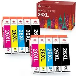 Produktbild: Toner Kingdom 26XL Ersatz für Epson 26XL Tintenpatrone Kompatibel mit Epson Expression Premium XP-510 XP-520 XP-600 XP-605 XP-610 XP-615 XP-620 XP-625 XP-700 XP-710 XP-720 XP-800 XP-810 (10 Packs)
