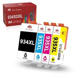 Produktbild: Toner Kingdom 934XL 935XL Multipack Druckerpatronen Ersatz für HP 934 935 934XL 935XL Patronen für HP Officejet Pro 6230 Patronen für HP Officejet Pro 6830 Druckerpatronen HP Officejet 6820 (4er-Pack)
